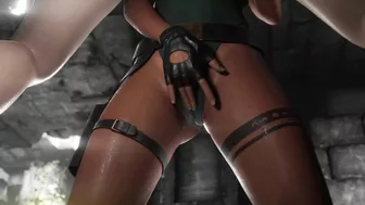 Naughty Lara Croft's Adventure in Tomb Raiding