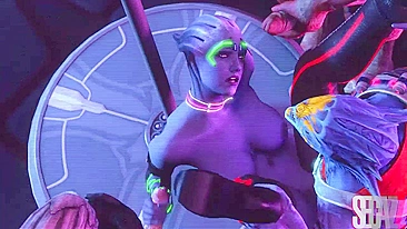 Hentai Porn Video - Liara's Sex Scene from Mass Effect