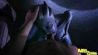 Mass Effect's Liara T'Soni Gets Creamed by m1llcake in Hot Hentai Porn Video