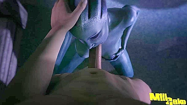 Mass Effect's Liara T'Soni Gets Creamed by m1llcake in Hot Hentai Porn Video