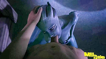 Mass Effect's Liara T'Soni Gets Creamed by m1llcake in Hot Hentai Porn Video