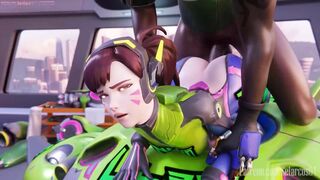 Lucio and D.Va's Steamy Overwatch Romp