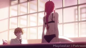 Makima and Denji Maplestar's Chainsaw Man - A hilarious and sexy parody of the classic horror film