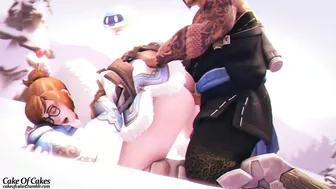 Sexy Overwatch Cosplay - Mei and Hanzo's Sweet Treat