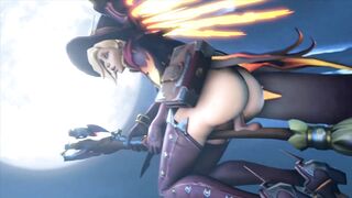 Overwatch - Mercy's Squirt Session (1k/mspaint)