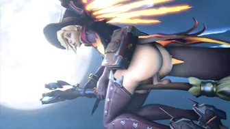 Overwatch - Mercy's Squirt Session (1k/mspaint)