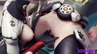 Overwatch - Mercy and Brigitte Junkerz Get Hot and Heavy in Steamy Lesbian Porn Overwatch - Mercy and Brigitte Junkerz Get Hot and Heavy in Steamy Lesbian Porn