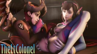 Mercy and D.Va's Wild Ride - A XXX Parody