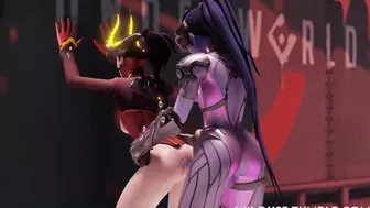 Satirical  for Hentai Porn Video featuring Mercy and Widowmaker from Overwatch