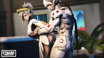 Overwatch's Mercy and Genji go wild in raunchy hentai porn video