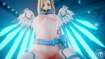 Busty Mercy's Ultimate Tentacle Orgy in Overwatch