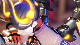 Overwatch's Mercy Gets Fucked by Tracer in Satirical Hentai Porn Video