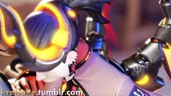 Overwatch's Mercy Gets Fucked by Tracer in Satirical Hentai Porn Video