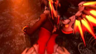 Hentai Porn Video - Mercy from Overwatch Gets Fucked by Noname55
