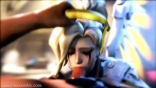 Overwatch Hentai Porn Video - Mercy's Saucy FM