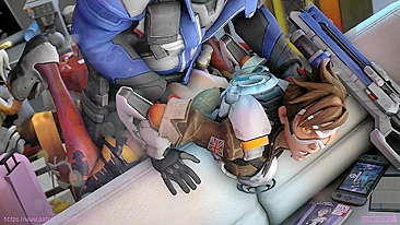 Overwatch's Mercy, Soldier 76 and Tracer Go Wild in Rape-tastic Adventure