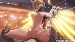 Overwatch Hentai Video - Mercy Twodust's Sexy Adventure