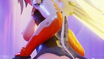 Overwatch's Mercy Goes 3D In This Hentai Porn Video - NSFW
