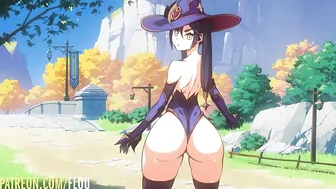 Mona Flou Genshin Impact - A Steamy Anime Adventure