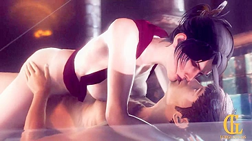 Sultry Morrigan Takes on Gucas in a Steamy Dragon Age Romp