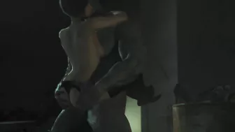 Mr. X and Ada Wong's Sexy Adventure in Resident Evil