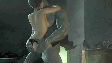 Mr. X and Ada Wong's Sexy Adventure in Resident Evil