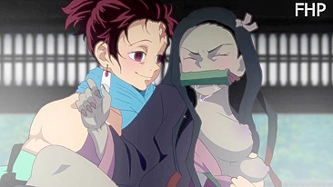 Tanjiro's Ecstatic Encounter with Nezuko in 'Kimetsu no Yaiba'