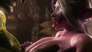 Warcraft's Night Elf and Goblin Nagoonimation Porn - A Foul-Mouthed Satire