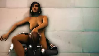 Pharah and Widowmaker's Kinky Detective Games in Overwatch