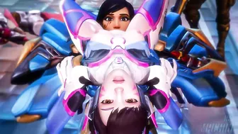 Unleash Your Inner Ubermachine with Pharah and D.Va's Steamy Overwatch Adventure