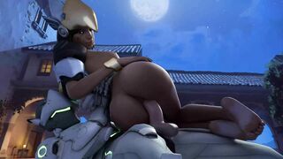 Overwatch Hentai - Pharah and Genji's Angelic Encounter