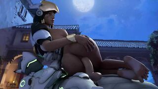 Overwatch Hentai - Pharah and Genji's Angelic Encounter