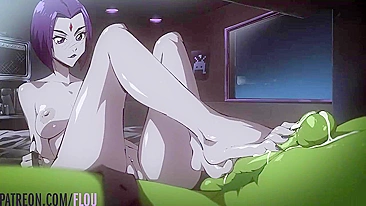 Teen Titans' Raven and Beast Boy Get Freaky in Steamy Hentai Porn Video