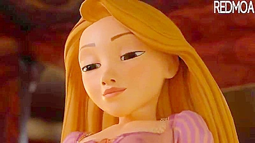 Disney's Rapunzel Goes Wild - A Hentai Porn Parody