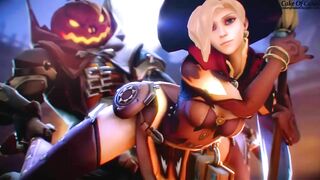 Sexy Reaper and Mercy Cakeofcakes Overwatch - A Steamy Hentai Porn Video