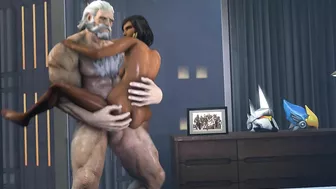 Unleash Your Inner Beast with Reinhardt and Pharah in this Galian Hentai Porn Video