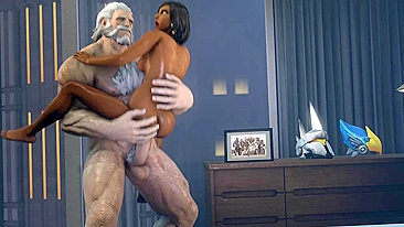 Unleash Your Inner Beast with Reinhardt and Pharah in this Galian Hentai Porn Video