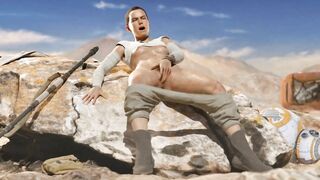 Sexy Rey Mllk in Star Wars Porn Video