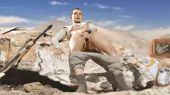 Sexy Rey Mllk in Star Wars Porn Video