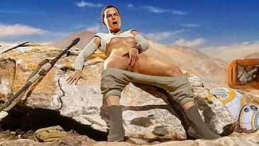 Sexy Rey Mllk in Star Wars Porn Video