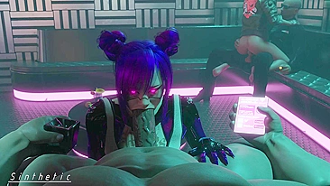 Sinthetic - A Cyberpunk 2077 Hentai Porn Video with Foul Language and Satirical Humor