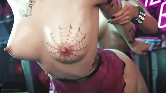 Rogue Amendiares and Judy Alvarez in Cyberpunk 2077 - A Satirical Journey Rogue Amendiares and Judy Alvarez in Cyberpunk 2077 - A Satirical Journey