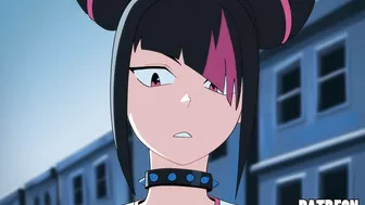 Street Fighter's Ryu and Juri Get Hot and Heavy on Han Suoiresnu