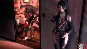 Three Kunoichi Assassins in a Hentai Orgy - Ryu Hayabusa, Kasumi and Momiji from Dead or Alive