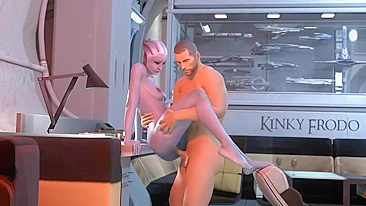 Unleash Your Inner Nerd with Shepard and Liara's Kinky 'Frodo' Cosplay in Mass Effect