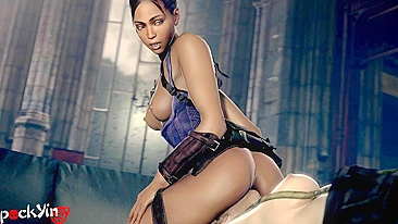 Resident Evil's Sheva Alomar Gets Pockyin' Hot in Hentai Porn Video