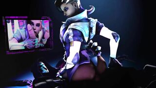 Overwatch Sombra 1kmspaint - The Ultimate Hentai Porn Experience