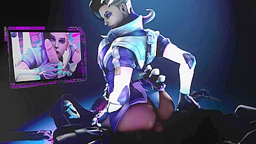 Overwatch Sombra 1kmspaint - The Ultimate Hentai Porn Experience