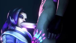 Overwatch's Sombra Gets Fucked by Tracer