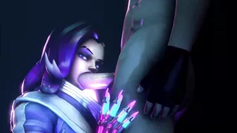 Overwatch's Sombra Gets Fucked by Tracer